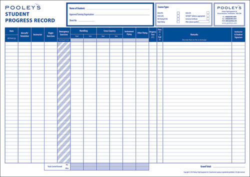Image 0 of Pooleys Student Progress Record Pad