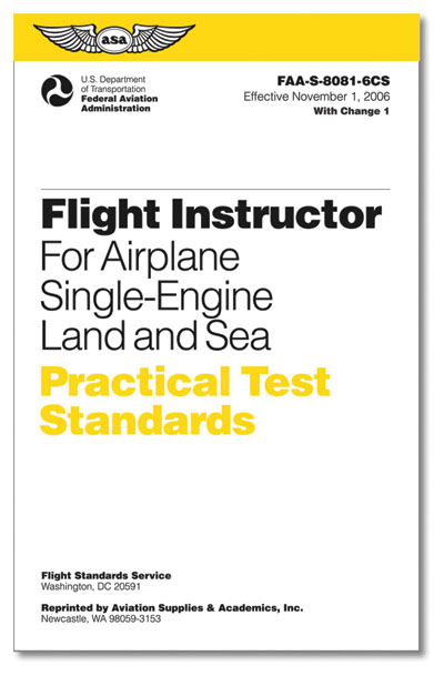 Practical Test Standards: CFI - Single-Engine