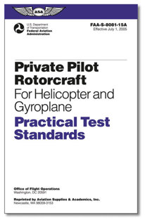 Image ofPractical Test Standards: Private Pilot Rotorcraft (Helicopter and Gyroplane)