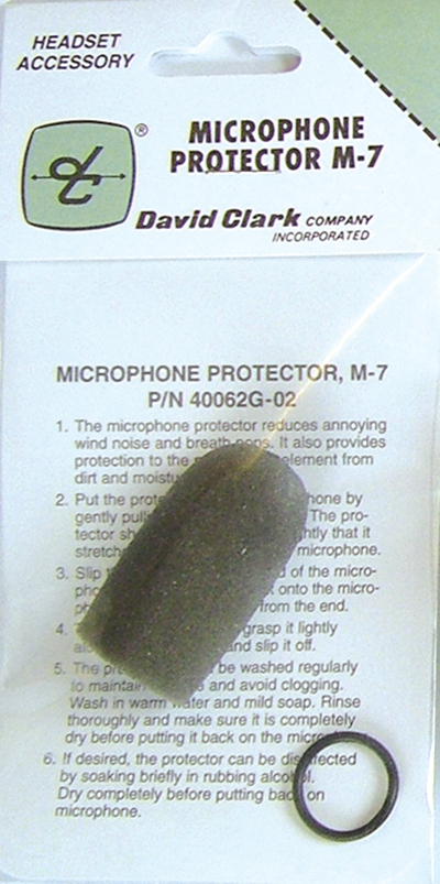 Image 0 of David Clark Microphone Protector M-7