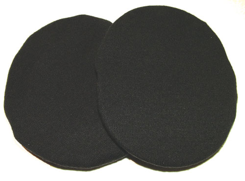 Image 0 of Pooleys Cotton Ear Covers - Black, no holes