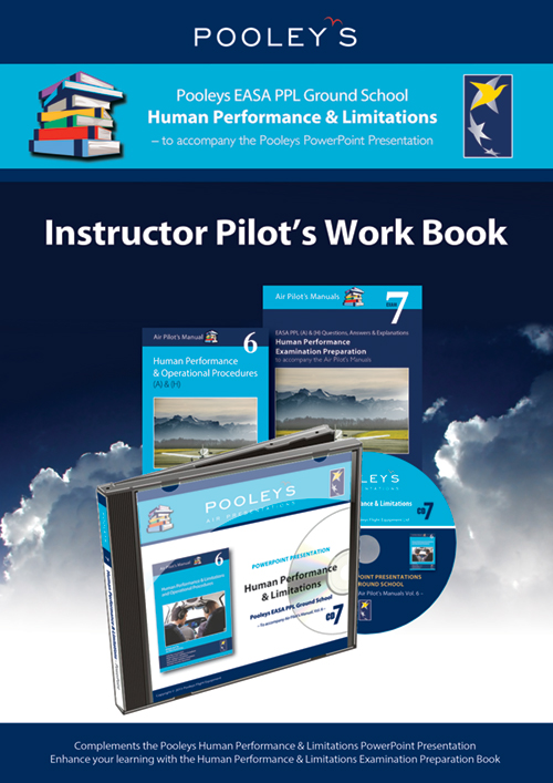 Image 0 of Pooleys Air Presentations – Human Performance & Limitations Instructor Work Book (full-colour)
