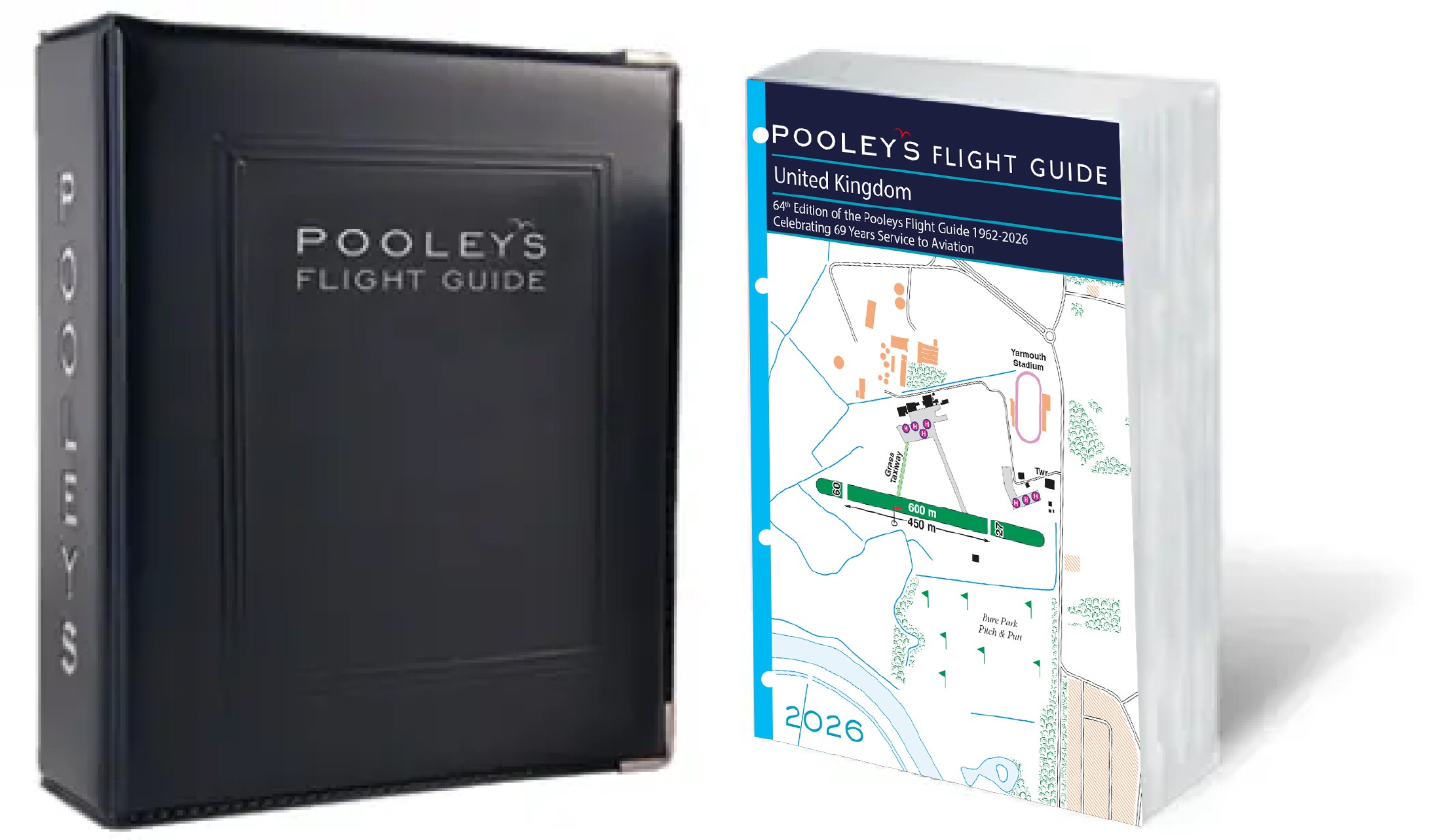 Image 0 of Pooleys 2026 United Kingdom Flight Guide – Loose-leaf with Binder