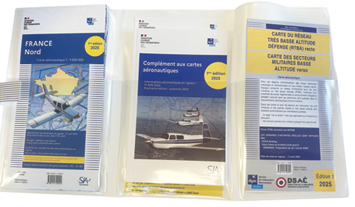Image 2 of French Radio Navigation Chart Pack 2025 – Documents VFR France