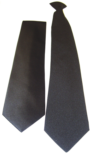 Image 0 of Pilot Ties - Clip on or Normal (BLACK or NAVY) 
