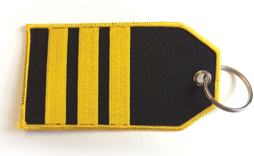 Image 0 of III Bar Epaulette – Baggage Tag / Key Ring
