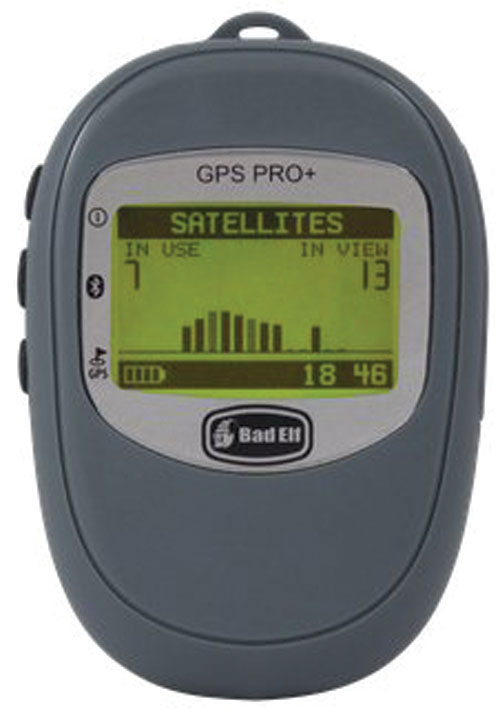 Bad Elf GPS Pro+ with Bluetooth made for iPod touch, iPhone and iPad.