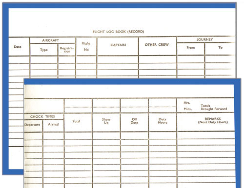 Pooleys Stewardess Flight Log BookImage Id:43994