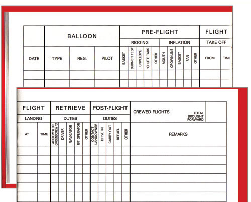 Image 1 of Pooleys Balloon & Airship Crew & Observers Log Book