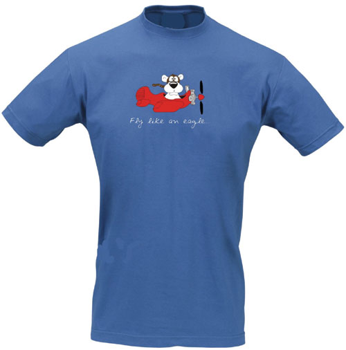 Slogan T-Shirt - FLY LIKE AN EAGLE!
