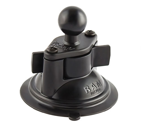 Twist lock heavy duty suction cup with diamond plate Accessory (BASE)