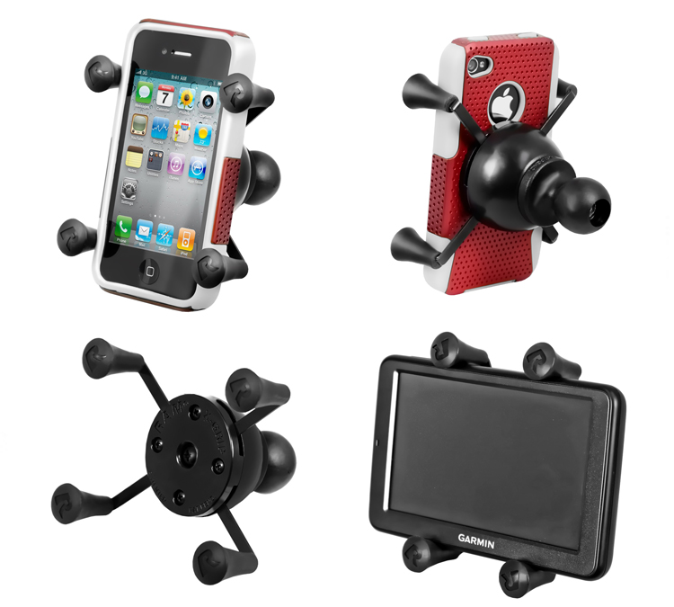 Holder. Universal X-Grip® for smart phone & sat. navs. with or without a case or skin