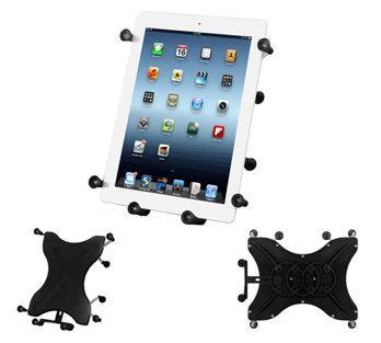 Holder. Universal X-Grip III® for 10 inch Tablets with or without a case or skin