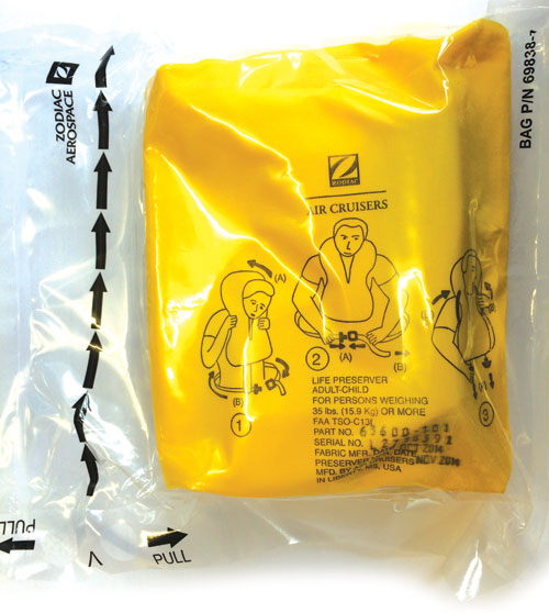 Life Jacket-Adult/Child + certificate copy