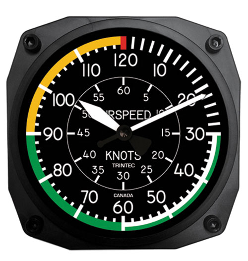 Airspeed Clock – 6 inch
