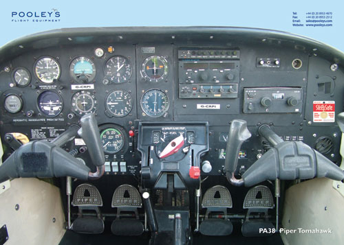 Image 0 of Piper Tomahawk PA38 Cockpit Poster
