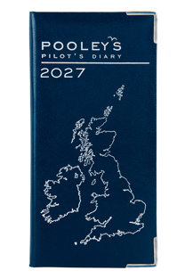 Image ofPooleys Pilots Diary 2027 – Blue