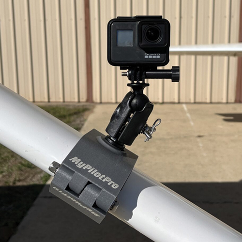 Image 0 of StrutPro Swivel Cessna GoPro Mount for Cessna 150/172 and 180/182
