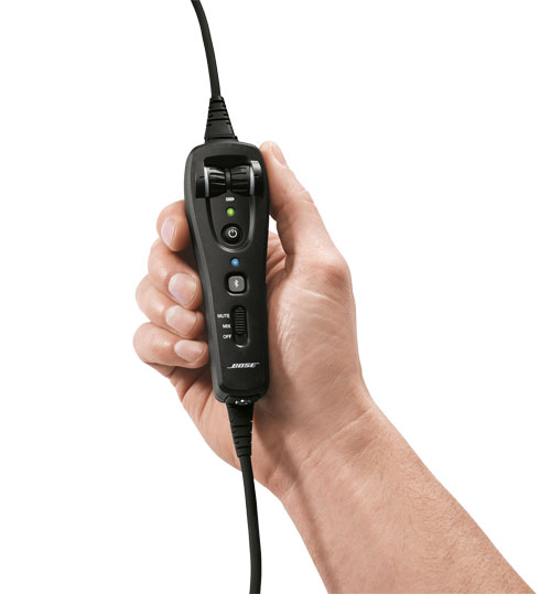 Bose A20 Headset with 6-pin LEMO Plug, Bluetooth, Straight Cable, Flex, Hi Imp. (324843-3040)Image Id:47772