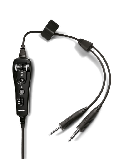 Bose A20 Headset with Dual Plug (Fixed-Wing), Bluetooth, Battery Powered, Hi Imp (324843-3020)Image Id:47791