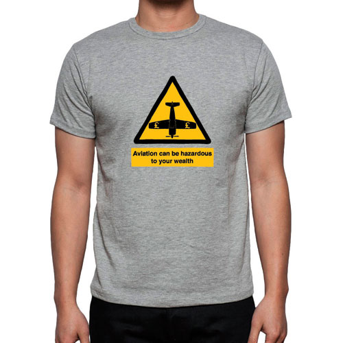 Image 0 of Hazard Flight T-Shirt – GREY
