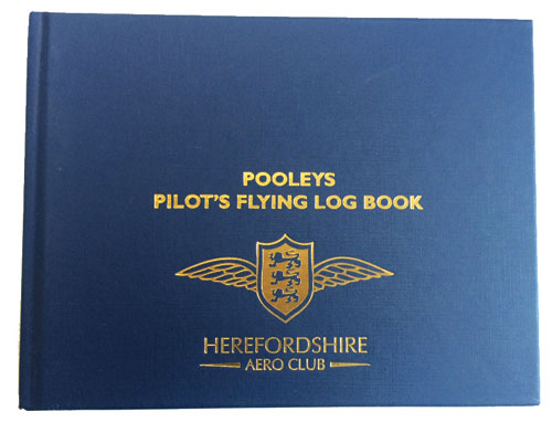 Pooleys Pilot Flying Log Book - BlueImage Id:47868