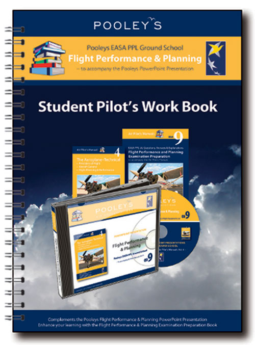 Image 0 of Pooleys Air Presentations – Flight Performance & Planning Student Pilot's Work Book (b/w with spaces for answers)