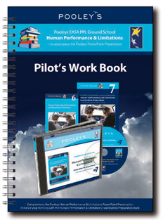 Pooleys Air Presentations – Human Performance & Limitations Instructor Work Book (full-colour)