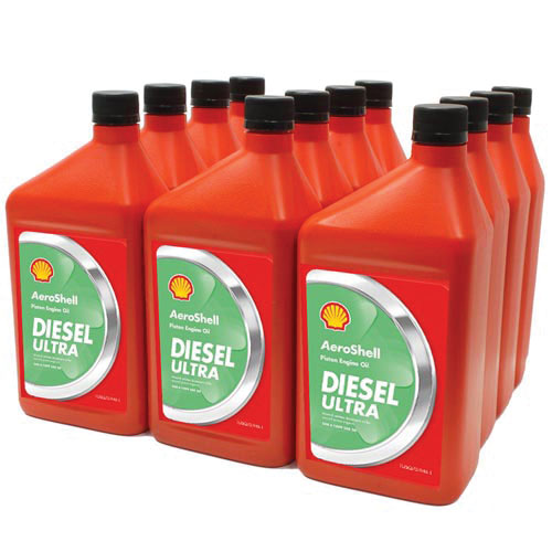 Aeroshell Oil Diesel Ultra 10w/40 x 12 (1 Litre)