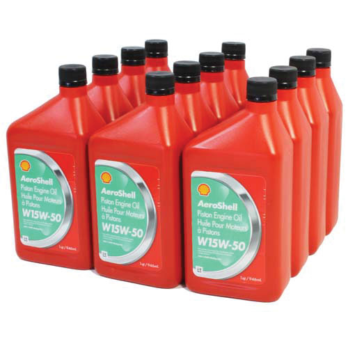 Aeroshell Oil W 15W-50 x 12 (1 US Quart)