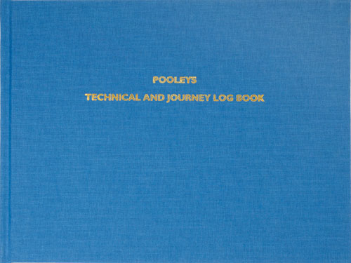 Pooleys Technical & Journey Log Book