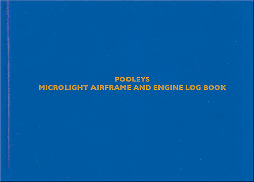 Pooleys Microlight Airframe & Engine Log Book - Pooleys