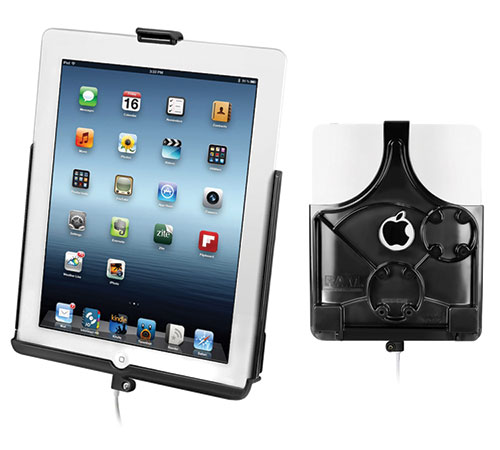 Complete Kit with Holder for Apple iPad 4 plus docking for lightning connector