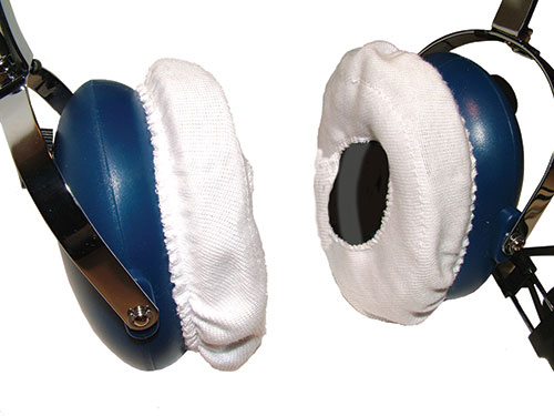 Pooleys Cotton Ear Covers - White or Black, with holesImage Id:122017