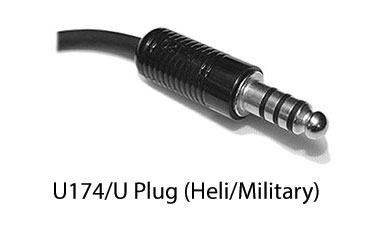 Bose A20 /A30 Headset 6-pin socket to U174 plug (Helicopter) Adaptor (327080-0020)Image Id:122158