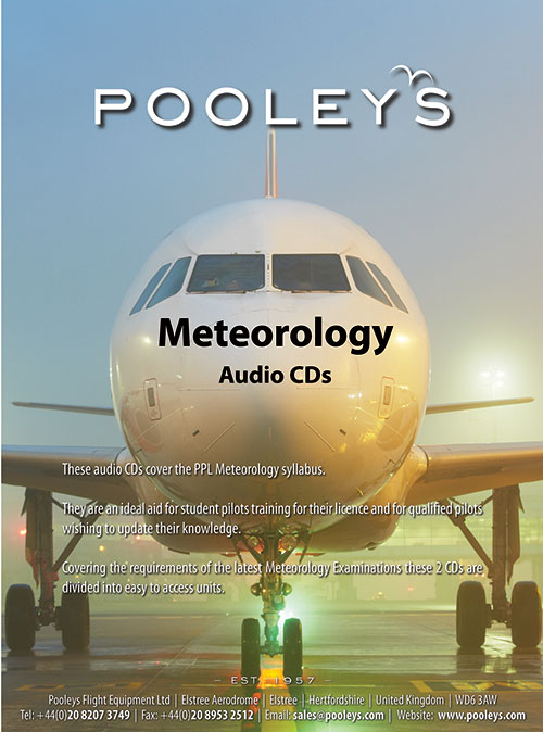 Pooleys Private Pilot's Licence – Meteorology Audio (2 x CDs)Image Id:122203