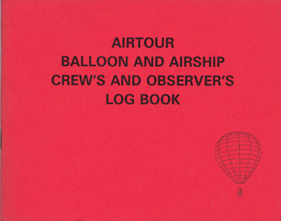 Pooleys Balloon & Airship Crew & Observers Log Book