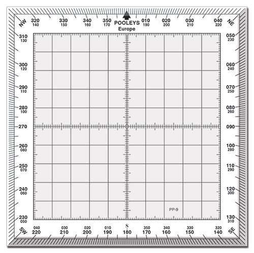 PP-9 Square Protractor with White BorderImage Id:122578