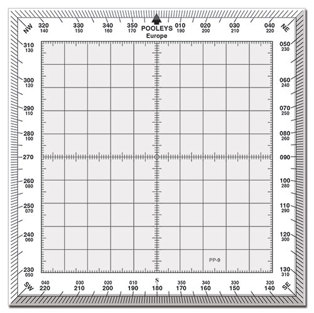 Image ofPP-9 Square Protractor with White Border