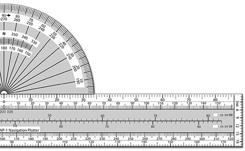Image 2 of TNP-1 Plotter with Semi-Circular Protractor