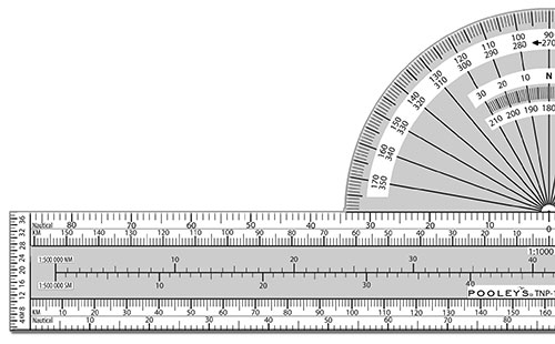 Image 1 of TNP-1 Plotter with Semi-Circular Protractor