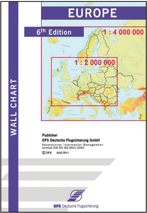 Airfield Guide Europe Wall Chart - 7th EditionImage Id:122871