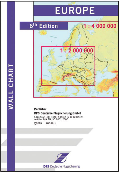 Airfield Guide Europe Wall Chart - 7th Edition