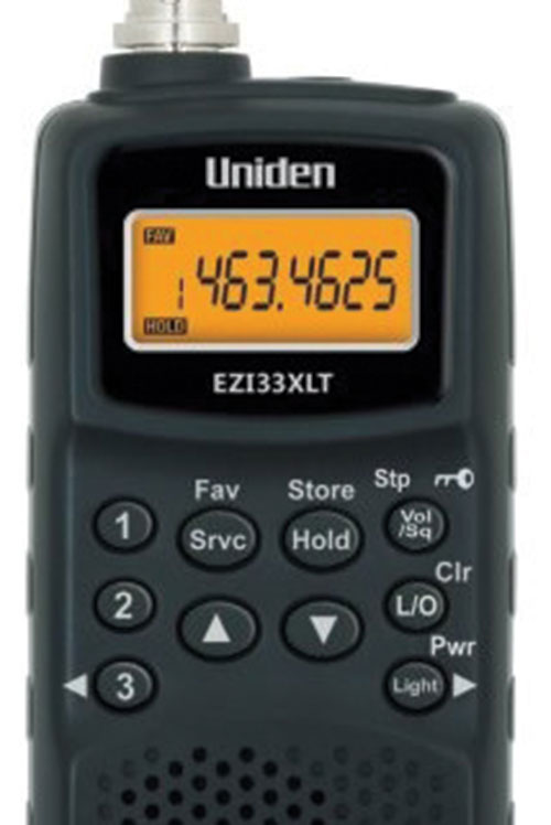  BEA100 UNIDEN EZI33XLT HANDHELD SCANNER RECEIVER (AIRBAND/VHF