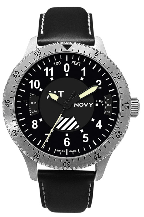 Novy–Swiss made Professional Pilot Watches (ALTITUDE N01-A)