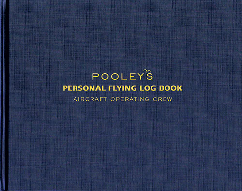 Image 0 of Pooleys EASA/CAA Part-FCL Personal Flying Log Book - Blue or Black