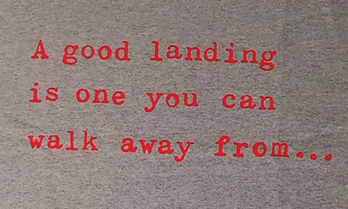 Good Landing Flight T-Shirt – GREYImage Id:125460