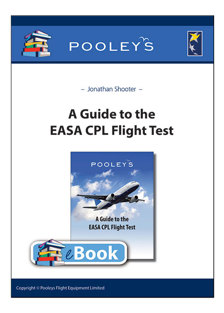 Image ofA Guide to the EASA CPL Flight Test – eBook