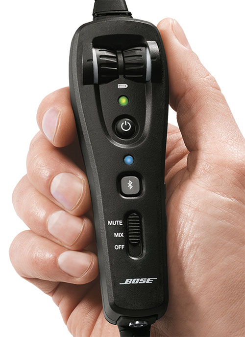 Bose A20 Helicopter Headset with U174 Plug, Bluetooth, Battery Powered, Coiled Cable, Hi Imp (324843-T030)Image Id:126647