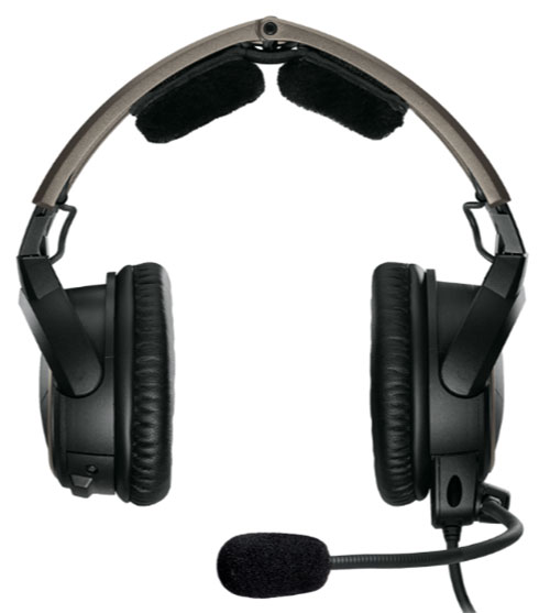 Image 1 of Bose A20 Headset with Dual Plug (Fixed-Wing), Bluetooth, Battery Powered, Hi Imp (324843-3020)
